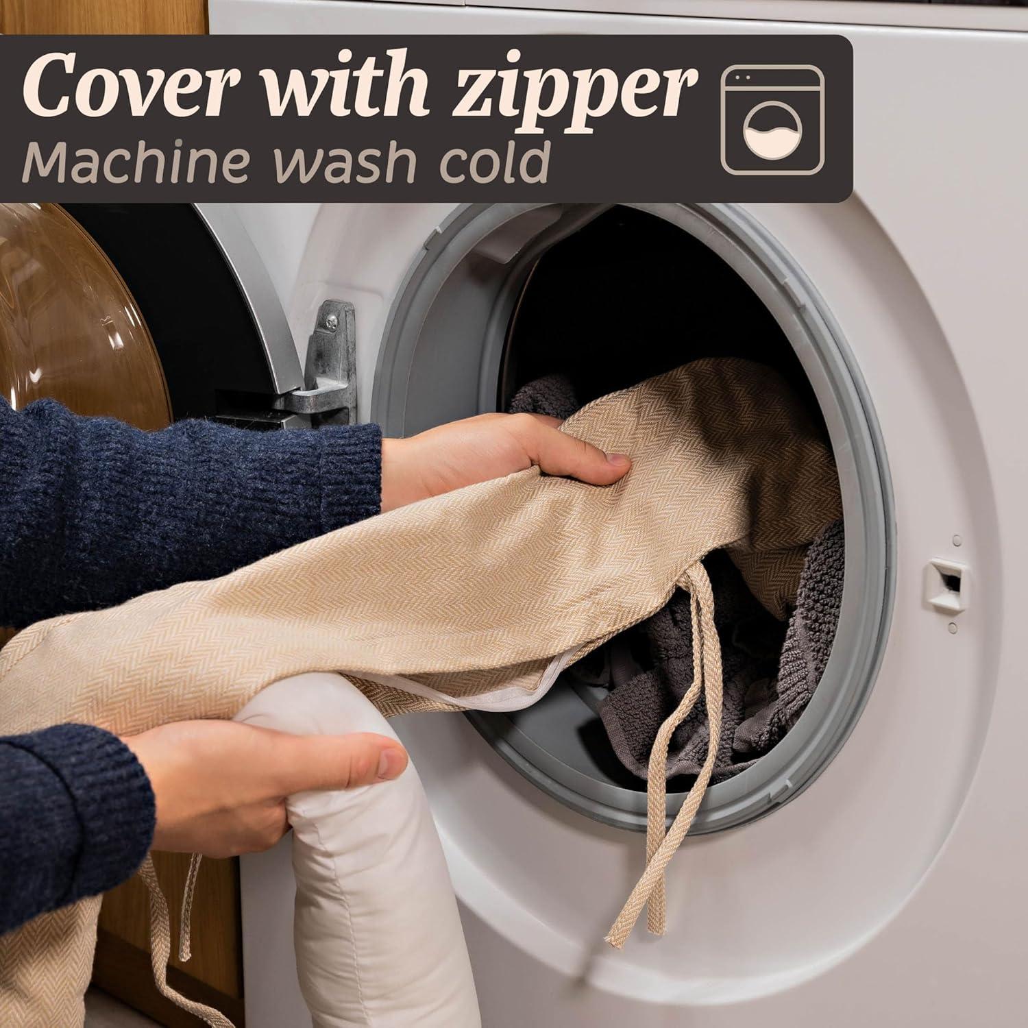 Tapón de Corrientes Praknu 119 cm Beige - Bloqueador de Puerta