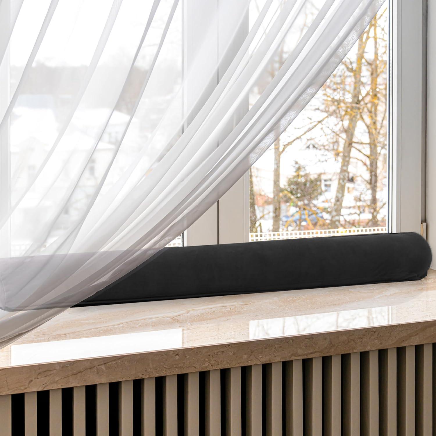 Bloqueador de Corrientes de Aire Sunolga 96.52 cm Negro