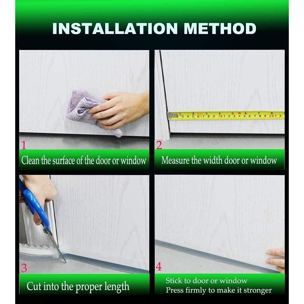 Sello de Burletes de Silicona Wigtda 4.88m Transparente