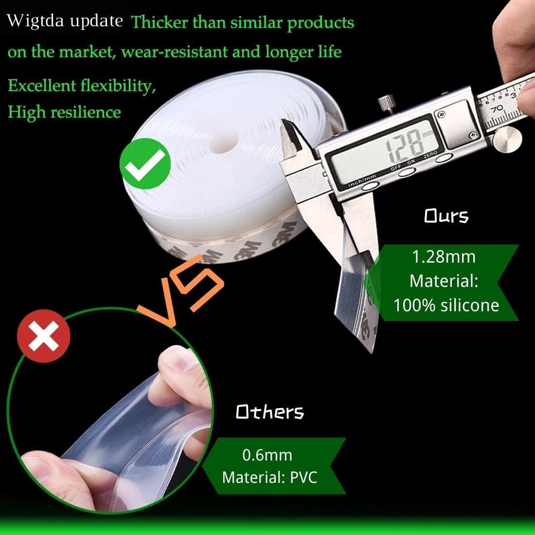 Sello de Burletes de Silicona Wigtda 4.88m Transparente