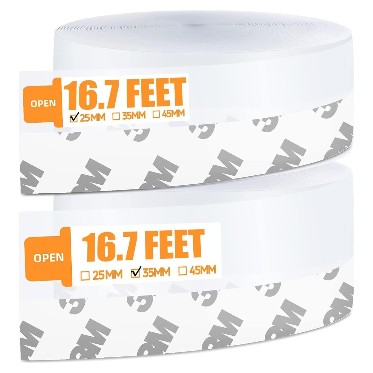 Sellador de Puerta Bruiefpap 33.5 pies Silicona Transparente