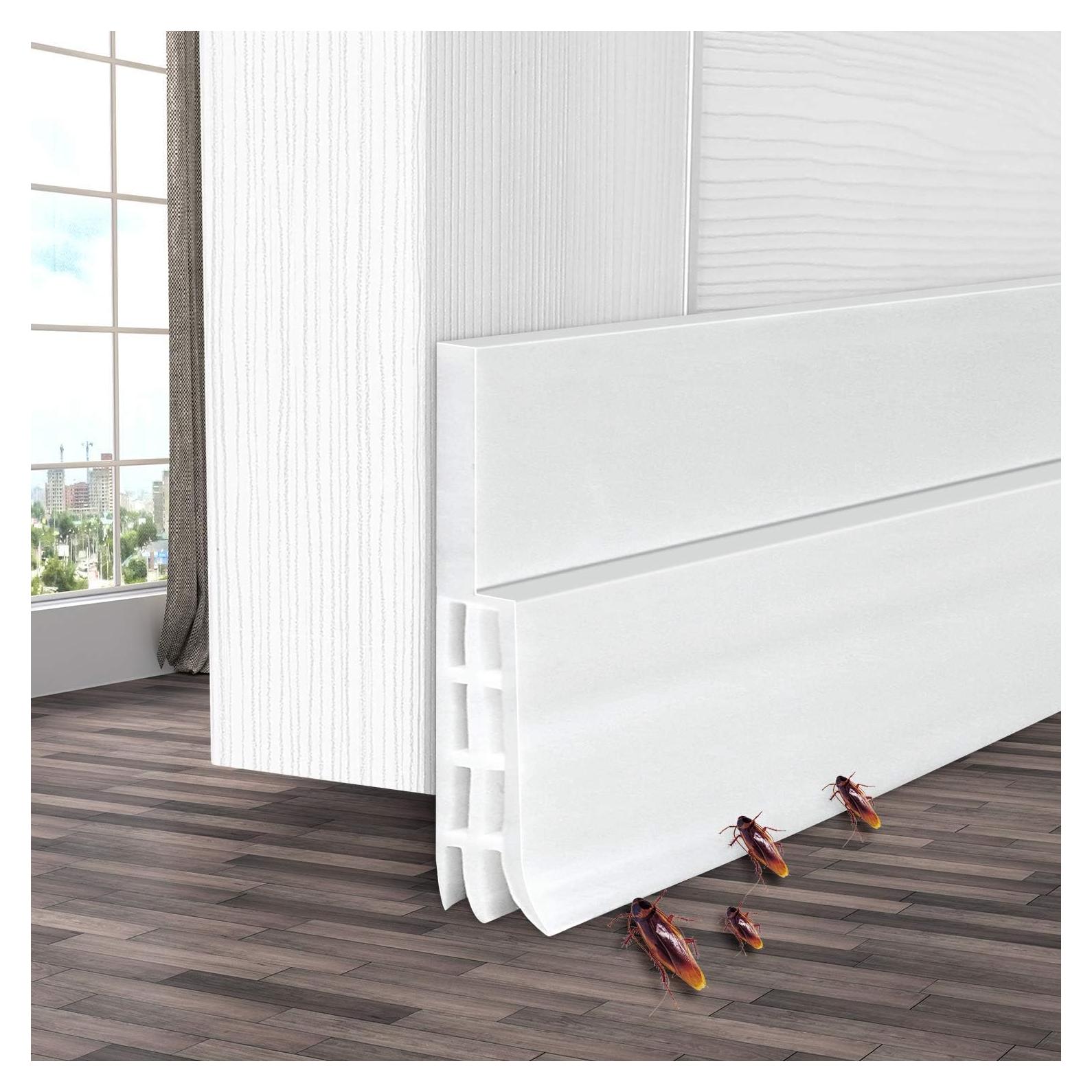 Sellador de Draft Ohuhu para Puertas 100 cm Blanco Silicona