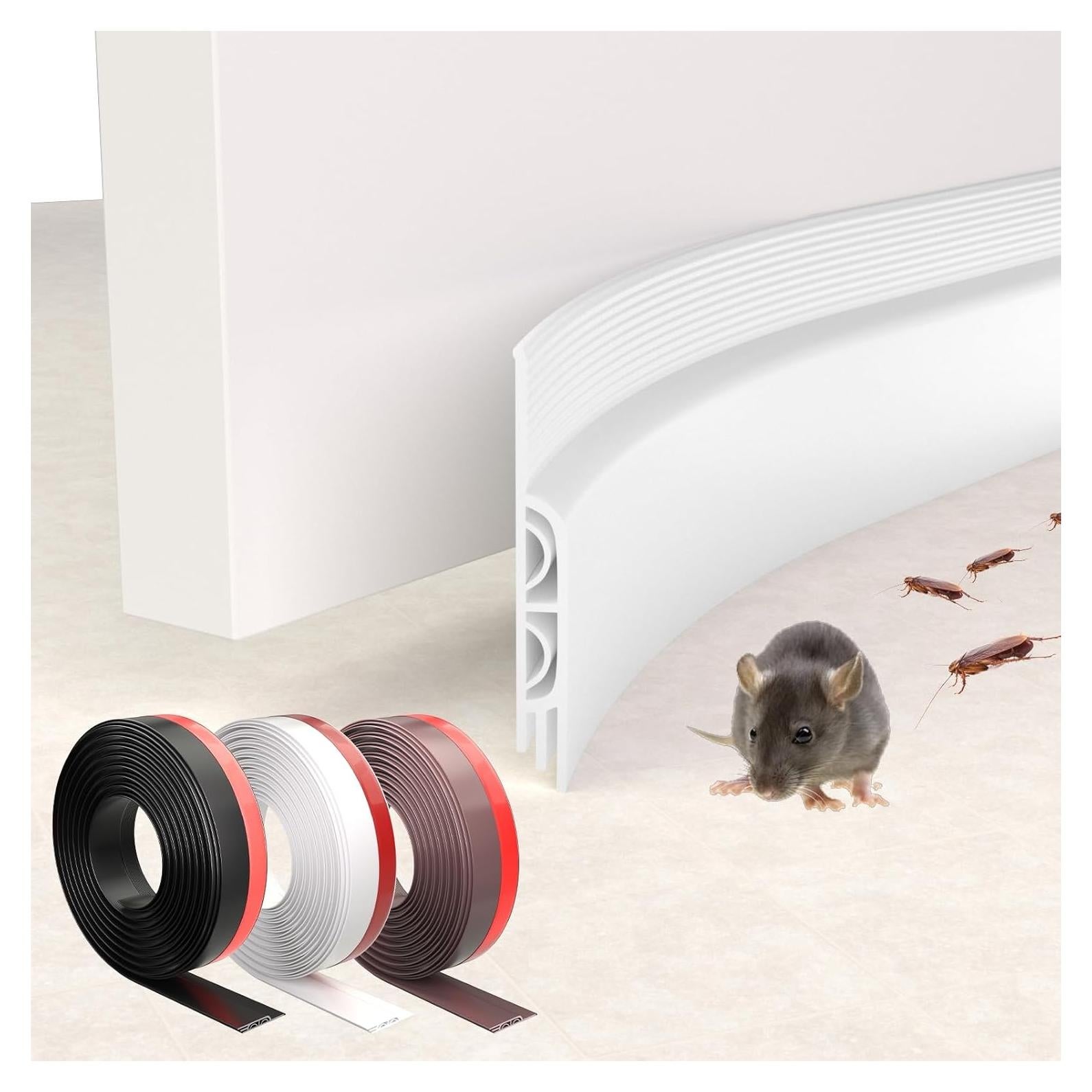 Tapón de Draft Vannesse 198 cm Silicona Aislante Blanco