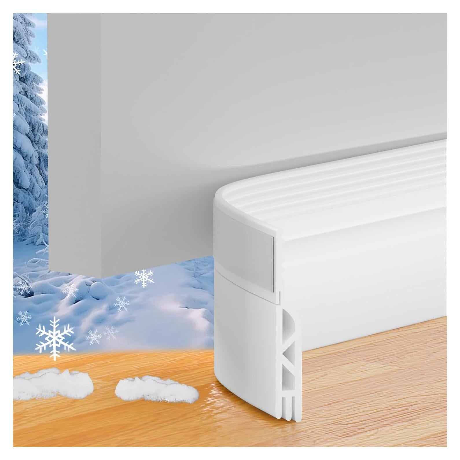 Barrera de Corrientes de Aire para Puerta ETSSXYSO 198 cm Blanca