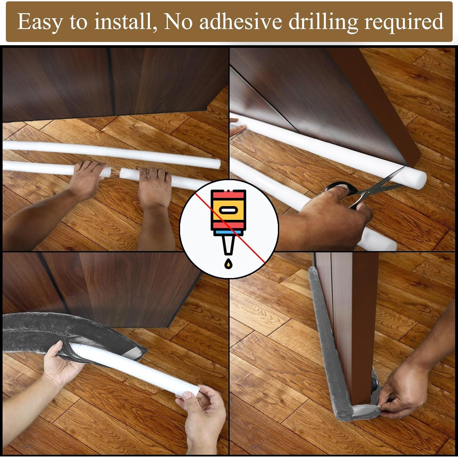 Detenedor de Corrientes de Aire JUJIBL 35 cm Gris Aislante