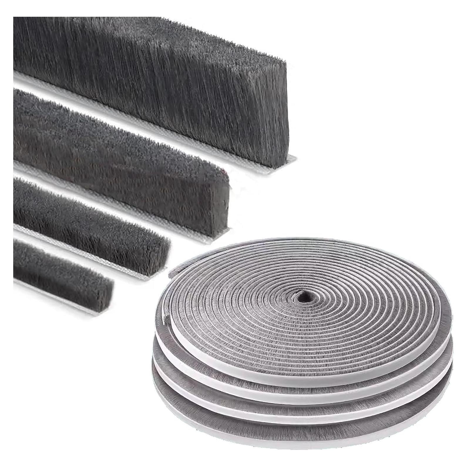 Sello de Puerta con Cepillo ZOMPAGO 10m Aislamiento Eficaz