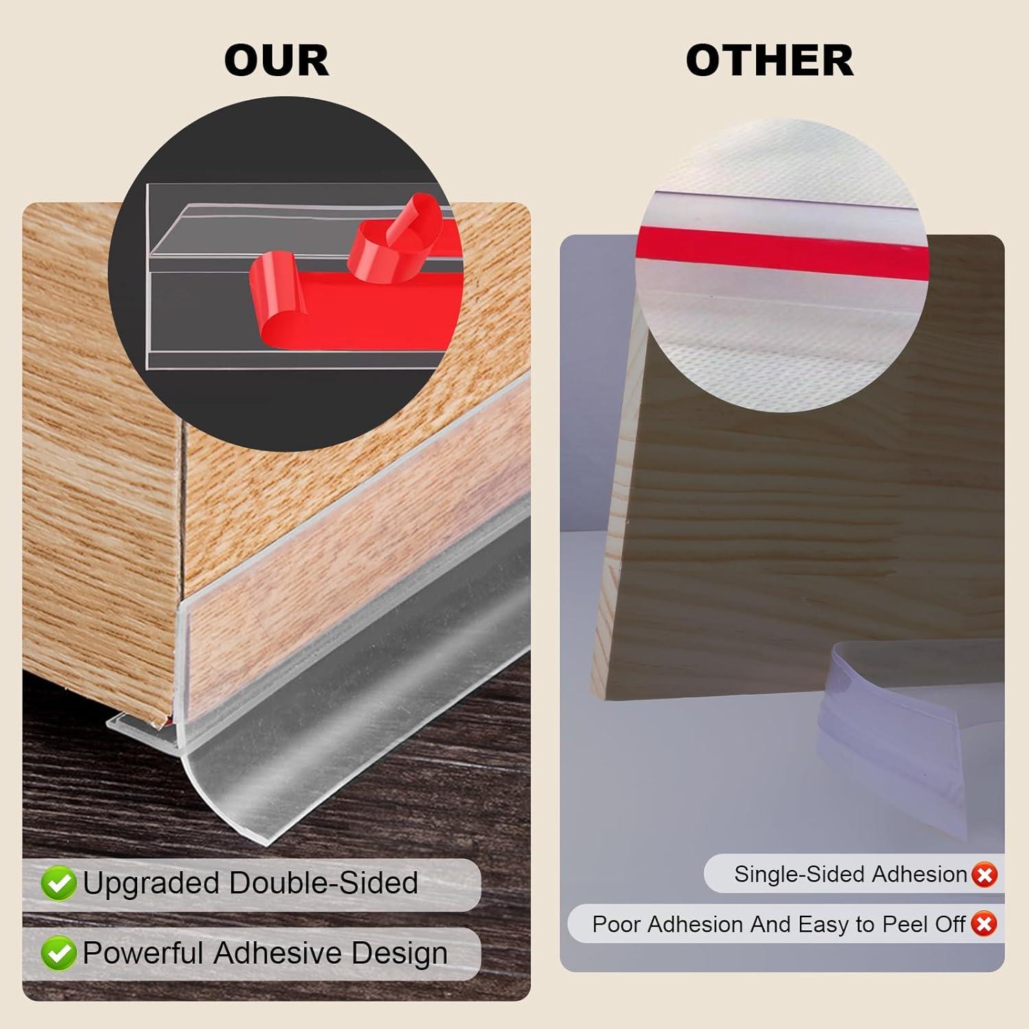 Tira de Sello de Silicona Storystore 6,10m x 5cm para Puertas