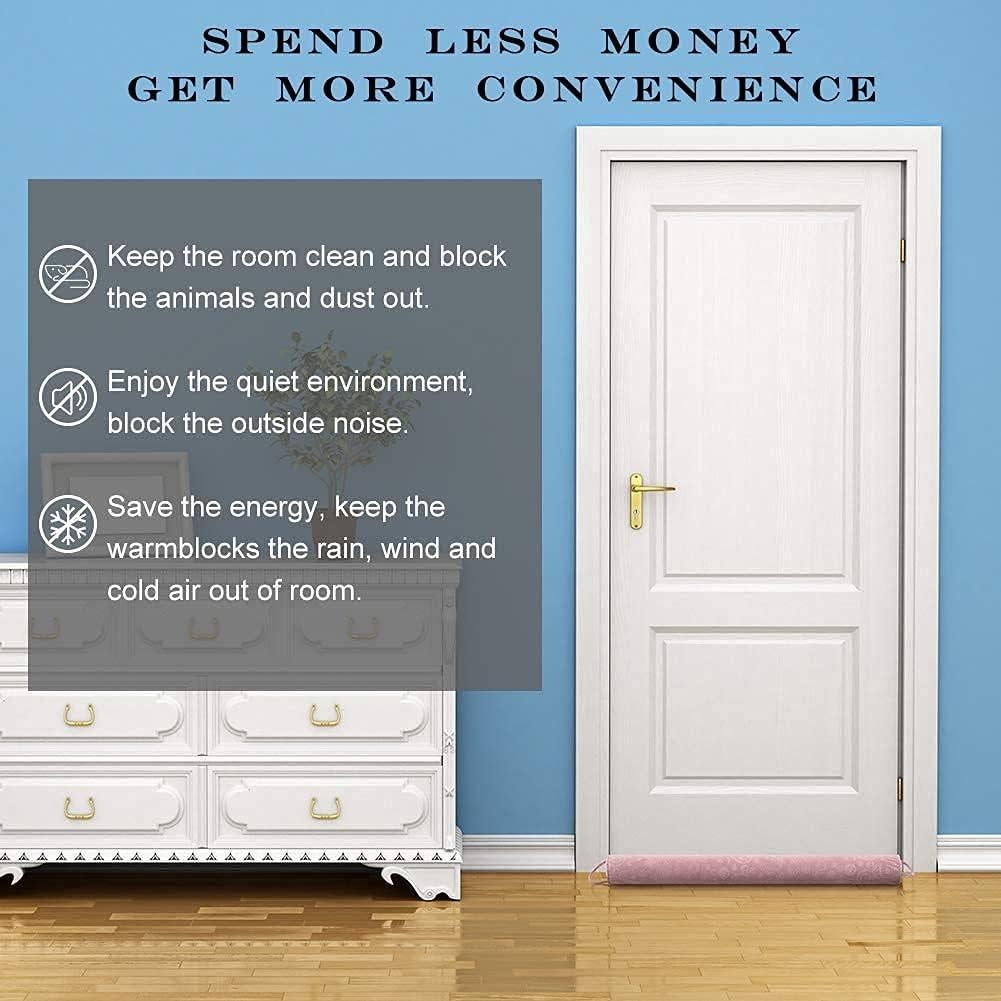 Tope de Draft DreamQuil 91 cm Rosa Aislante Removible