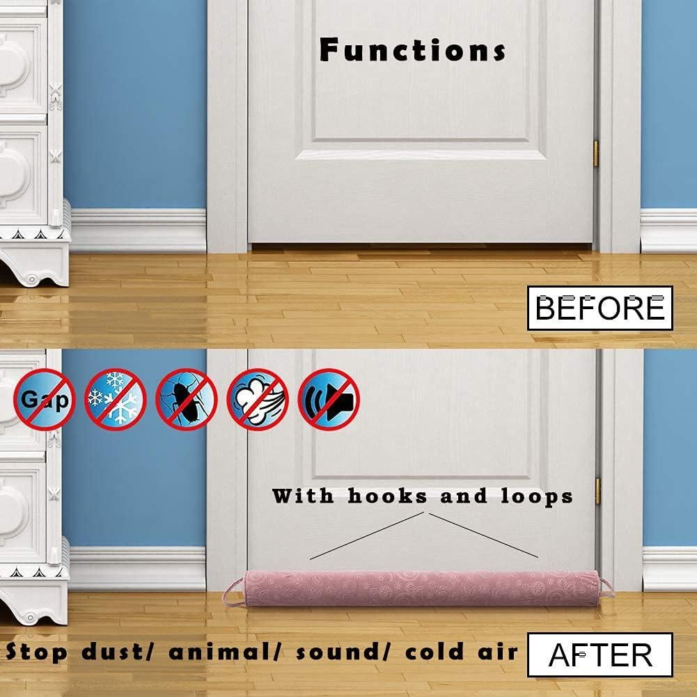 Tope de Draft DreamQuil 91 cm Rosa Aislante Removible