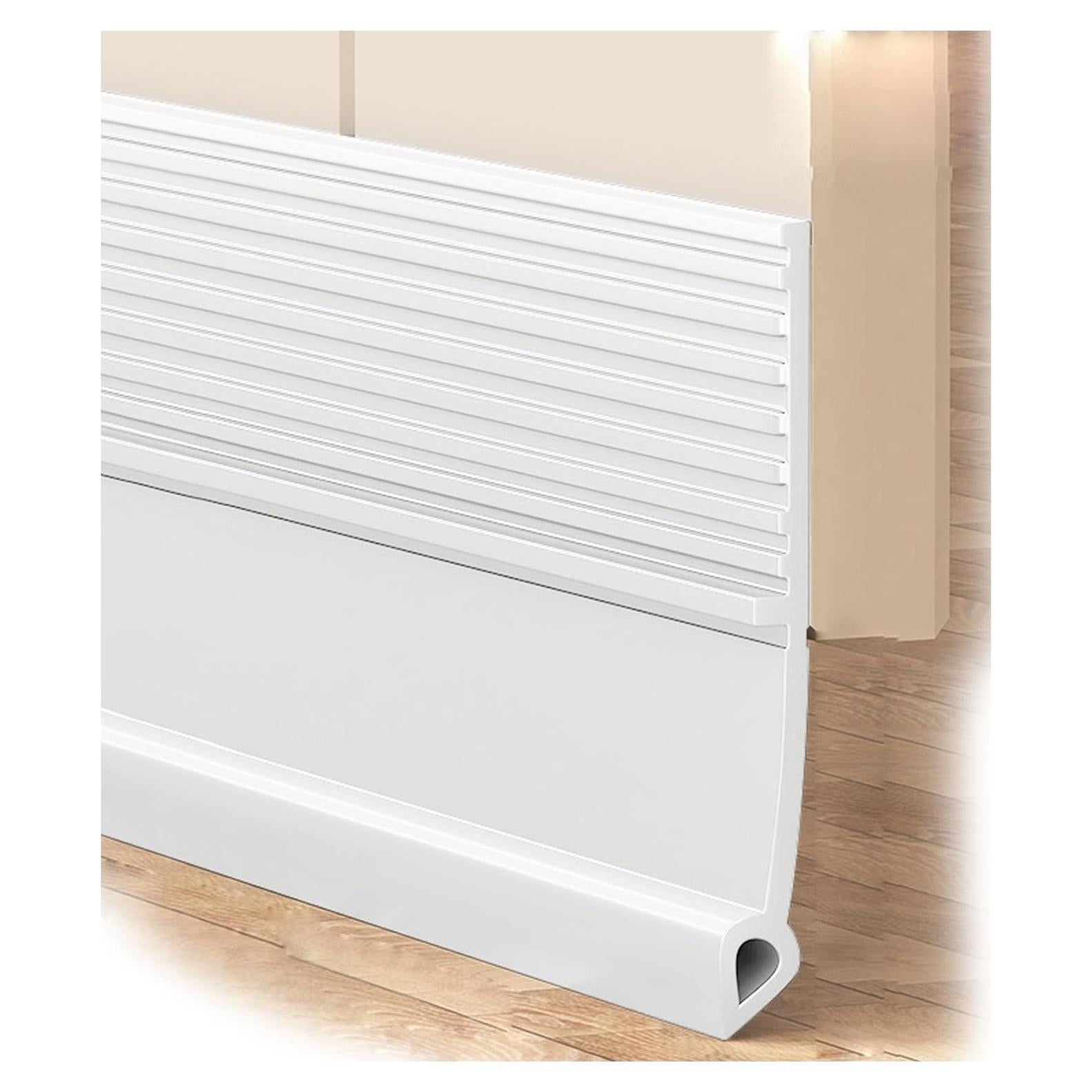 Barrera de Corrientes de Aire CozyCove 99 cm Blanco - Sellado Eficiente