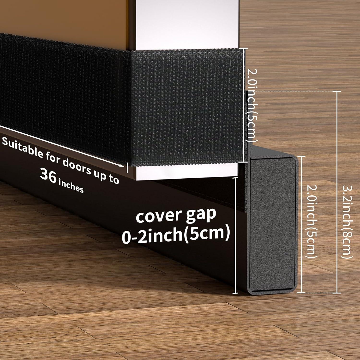 Tapón de Draft JUJIBL para Puerta 91 cm Aislante Sonido Luz