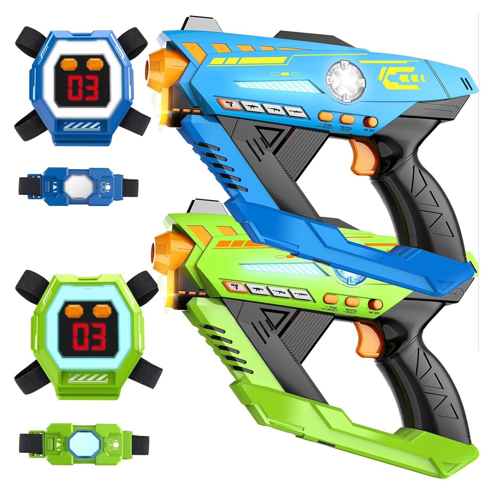 Set de 2 Pistolas Laser Tag CheerCrew Recargables 1,20 kg