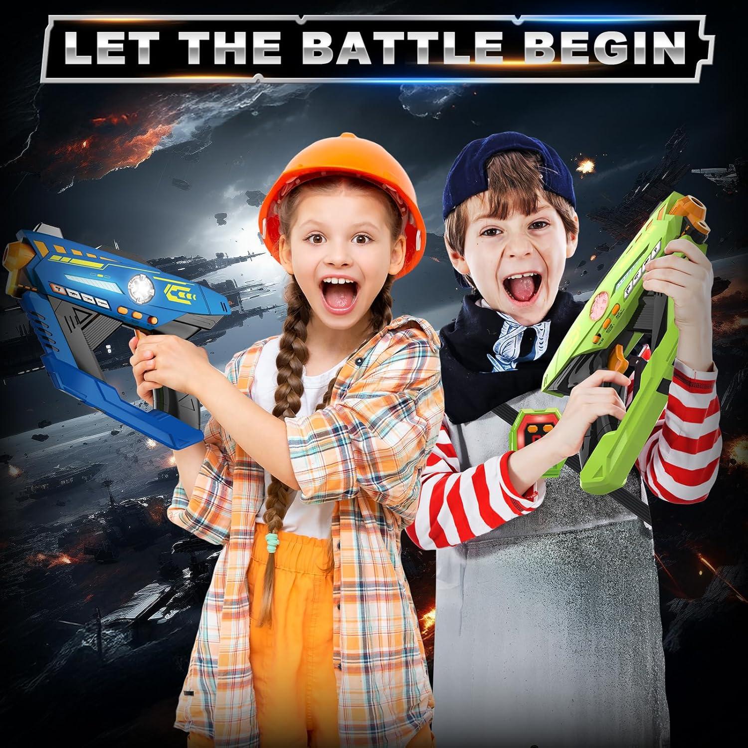 Set de 2 Pistolas Laser Tag CheerCrew Recargables 1,20 kg