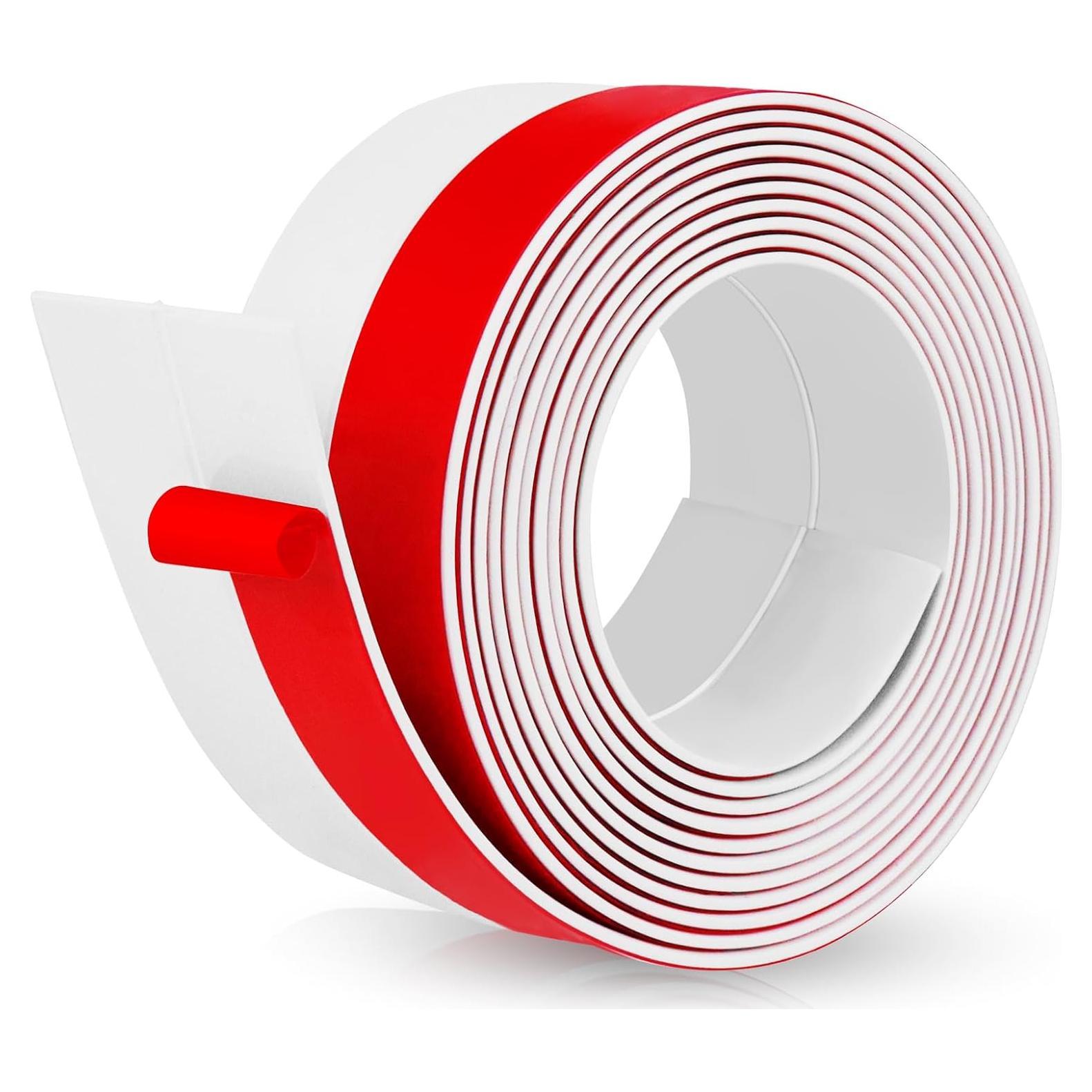 Burlete autoadhesivo de silicona LSGCQ 5,08 cm x 3,05 m blanco