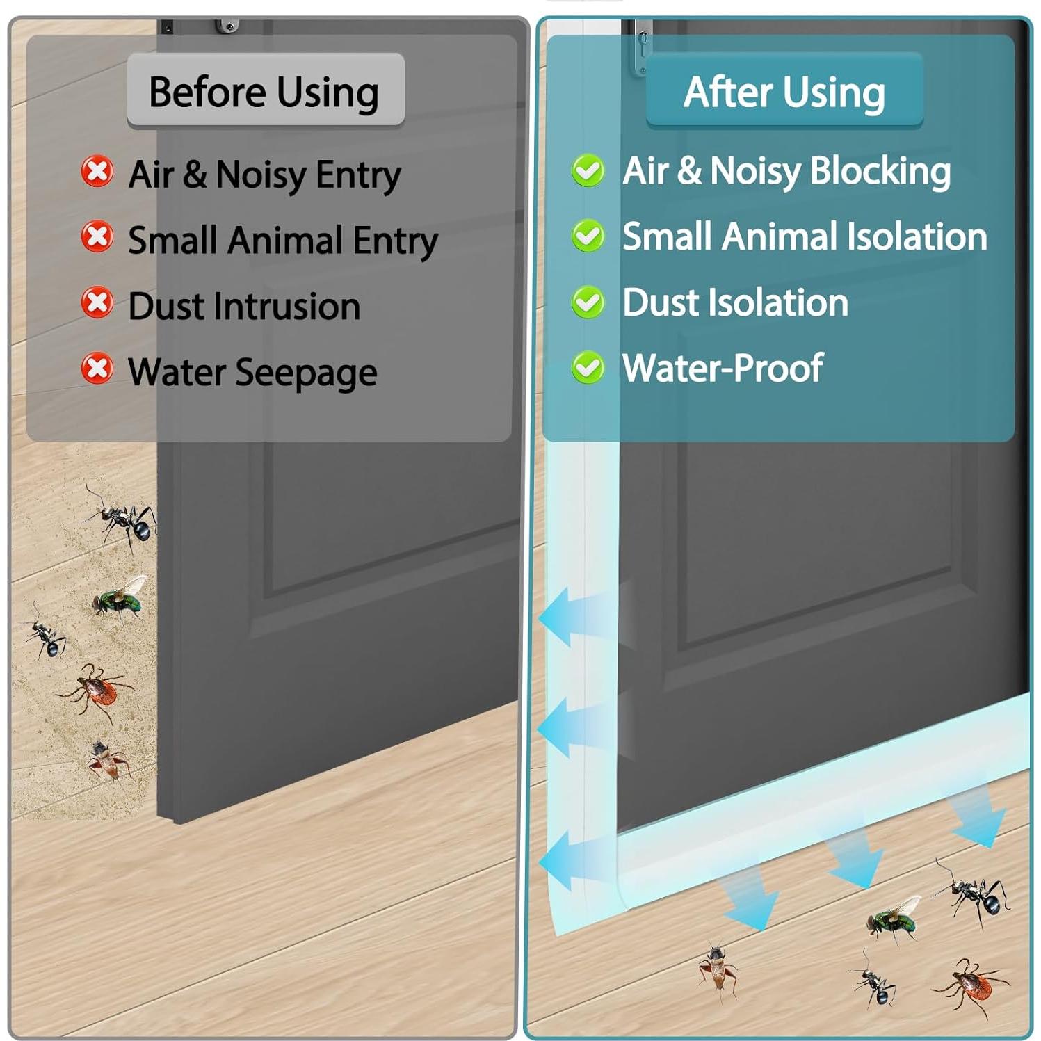 Burlete autoadhesivo de silicona LSGCQ 5,08 cm x 3,05 m blanco