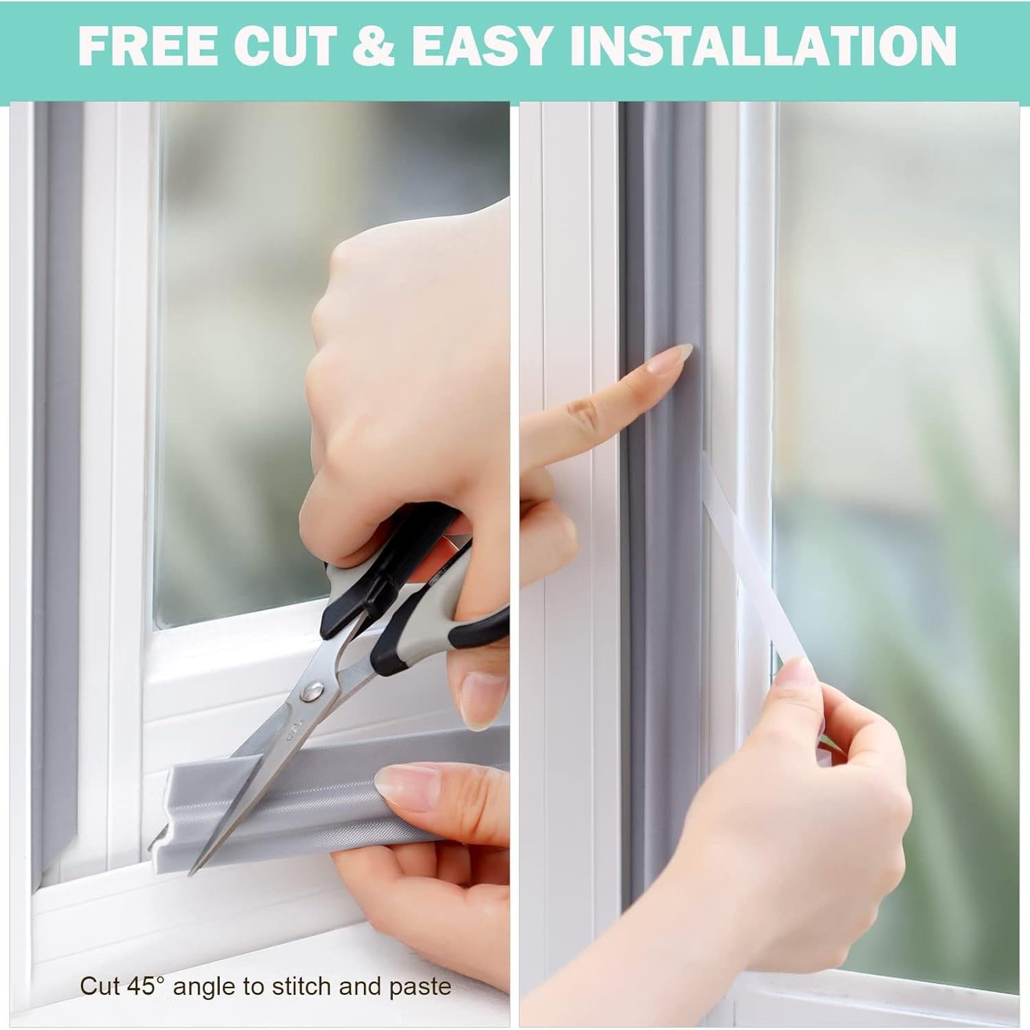 Cortador de Corrientes de Aire MOPMS 2 Pcs 2M Gris