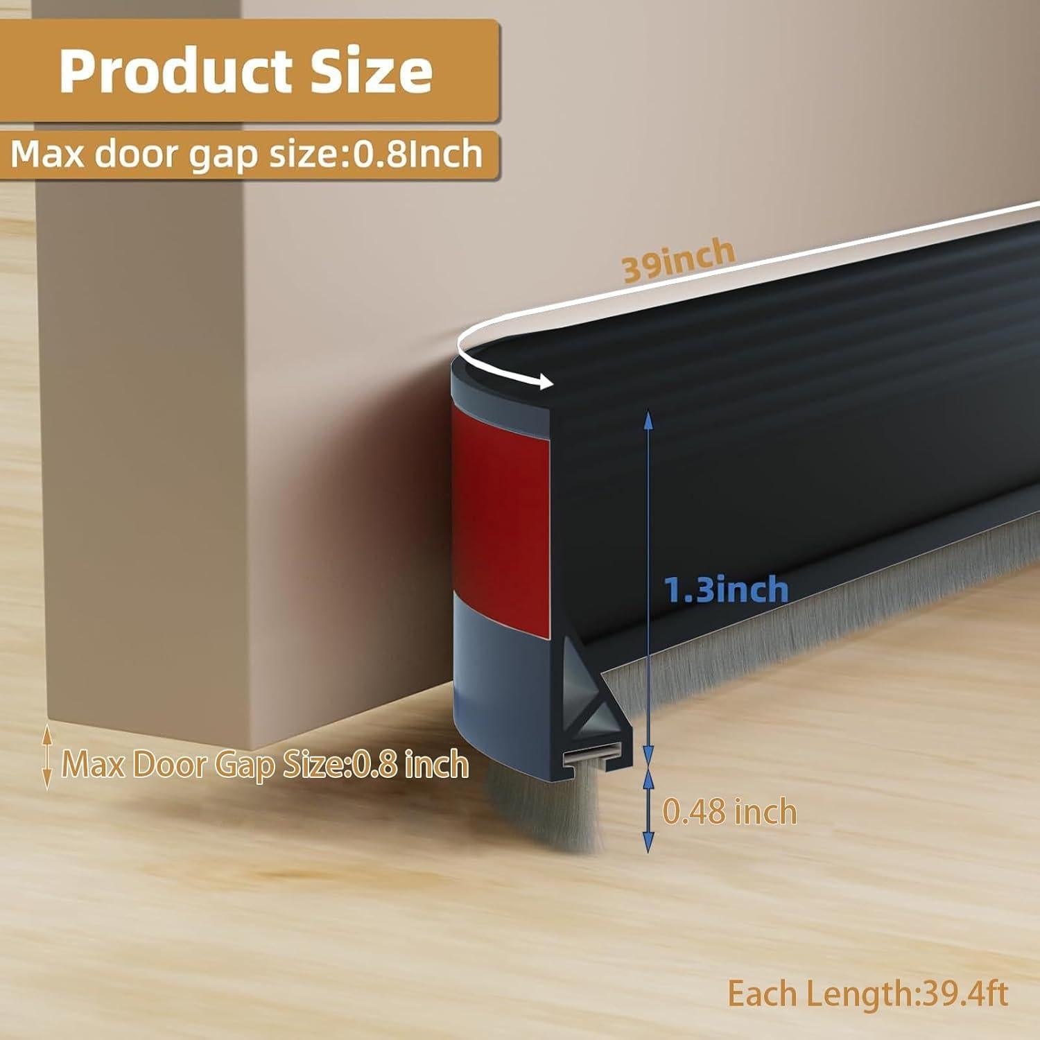 Sello de Puerta SilentGuard Pro Qgond 100x3.5cm 2Pack