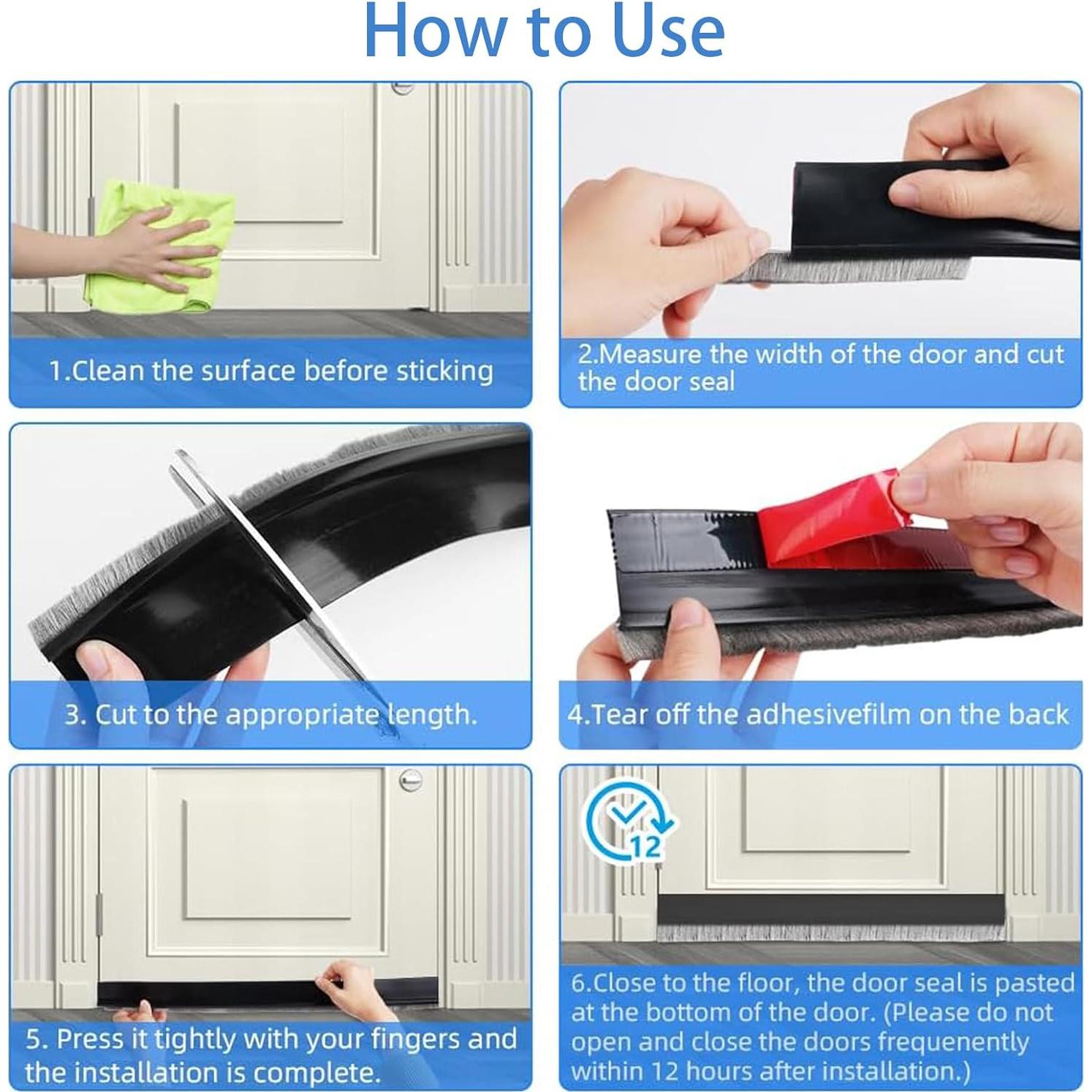 Sello de Puerta SilentGuard Pro Qgond 100x3.5cm 2Pack