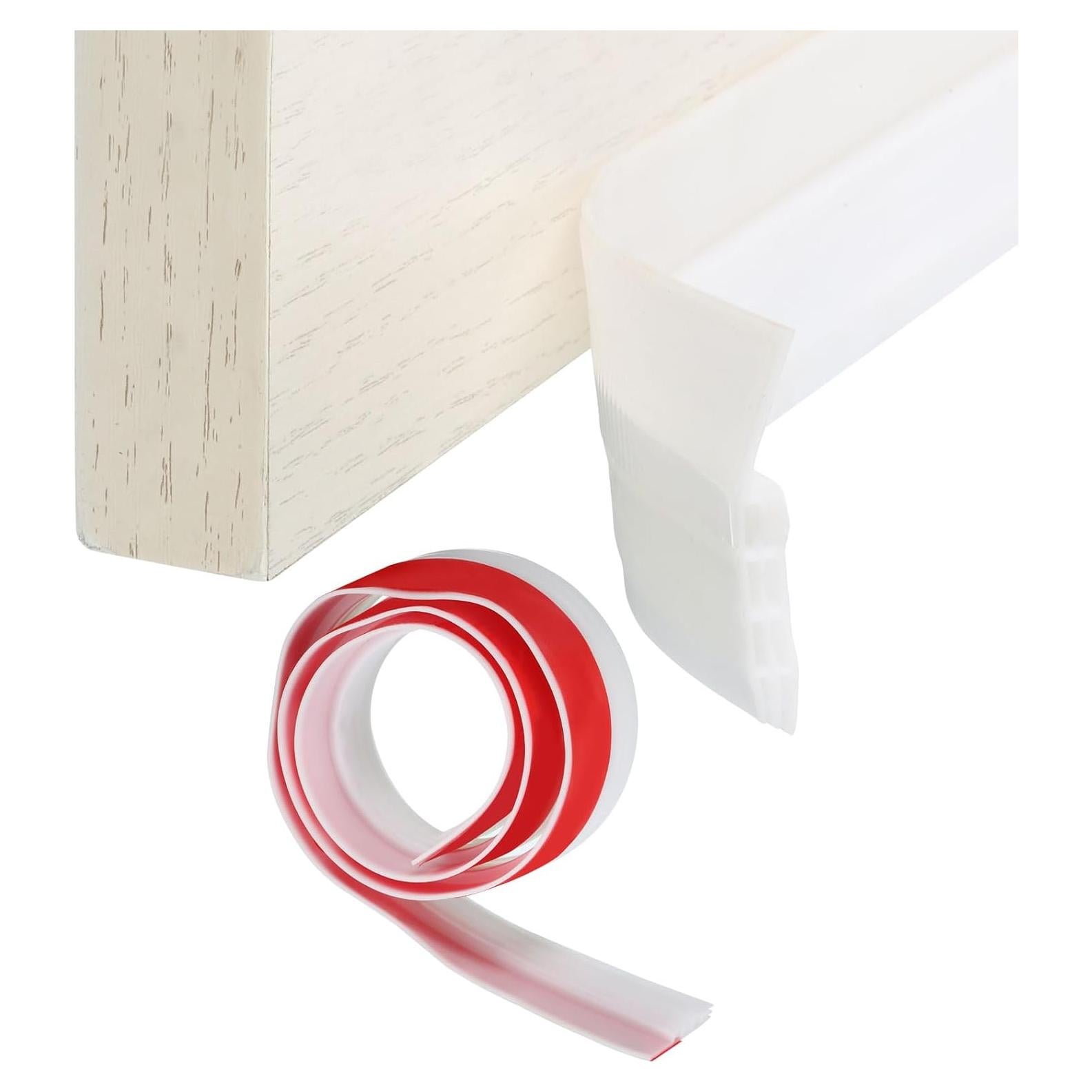 Tapón de Draft uxcell 100x5.8cm Blanco para Puerta