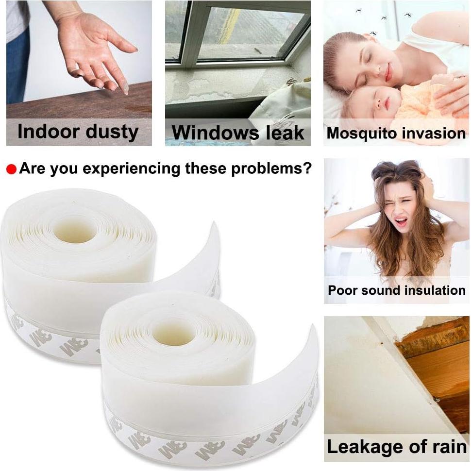 Tira de Sellado de Silicona Gooswexmzl 10M 45mm Transparente