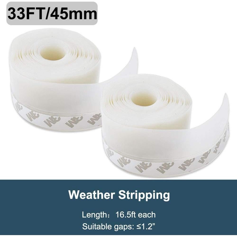 Tira de Sellado de Silicona Gooswexmzl 10M 45mm Transparente