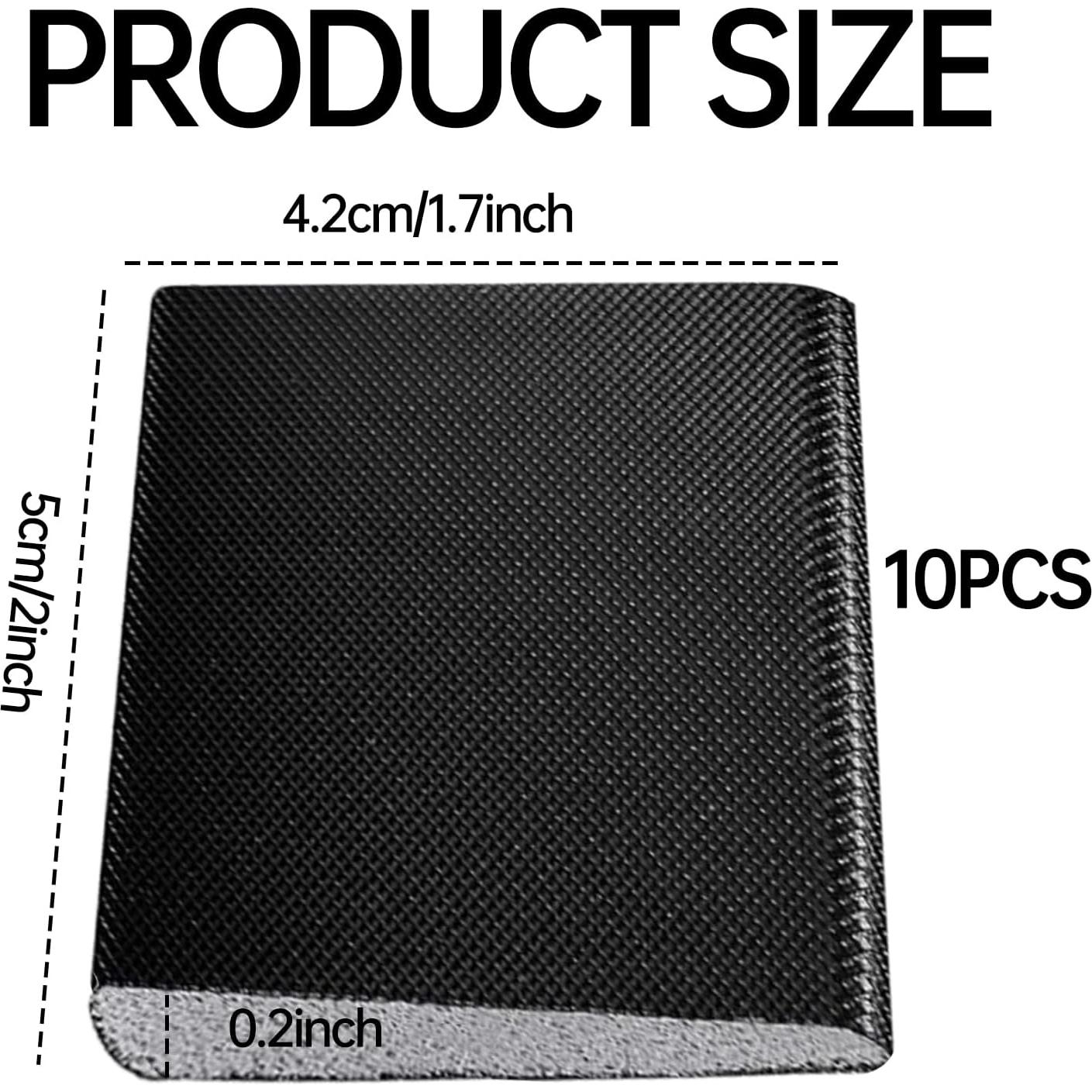 10 Piezas Tira de Sellado para Puertas Dancepanda Negra