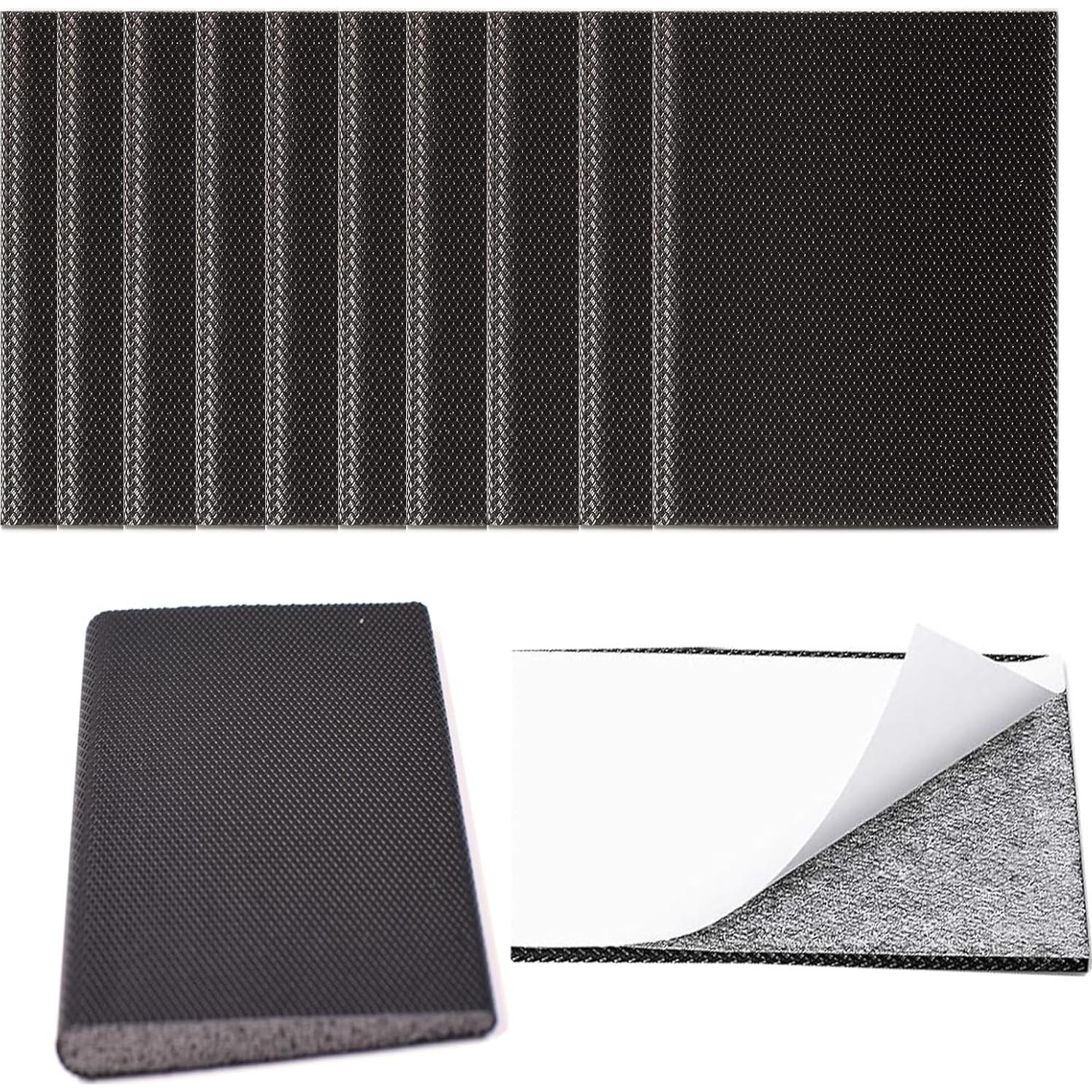 10 Piezas Tira de Sellado para Puertas Dancepanda Negra