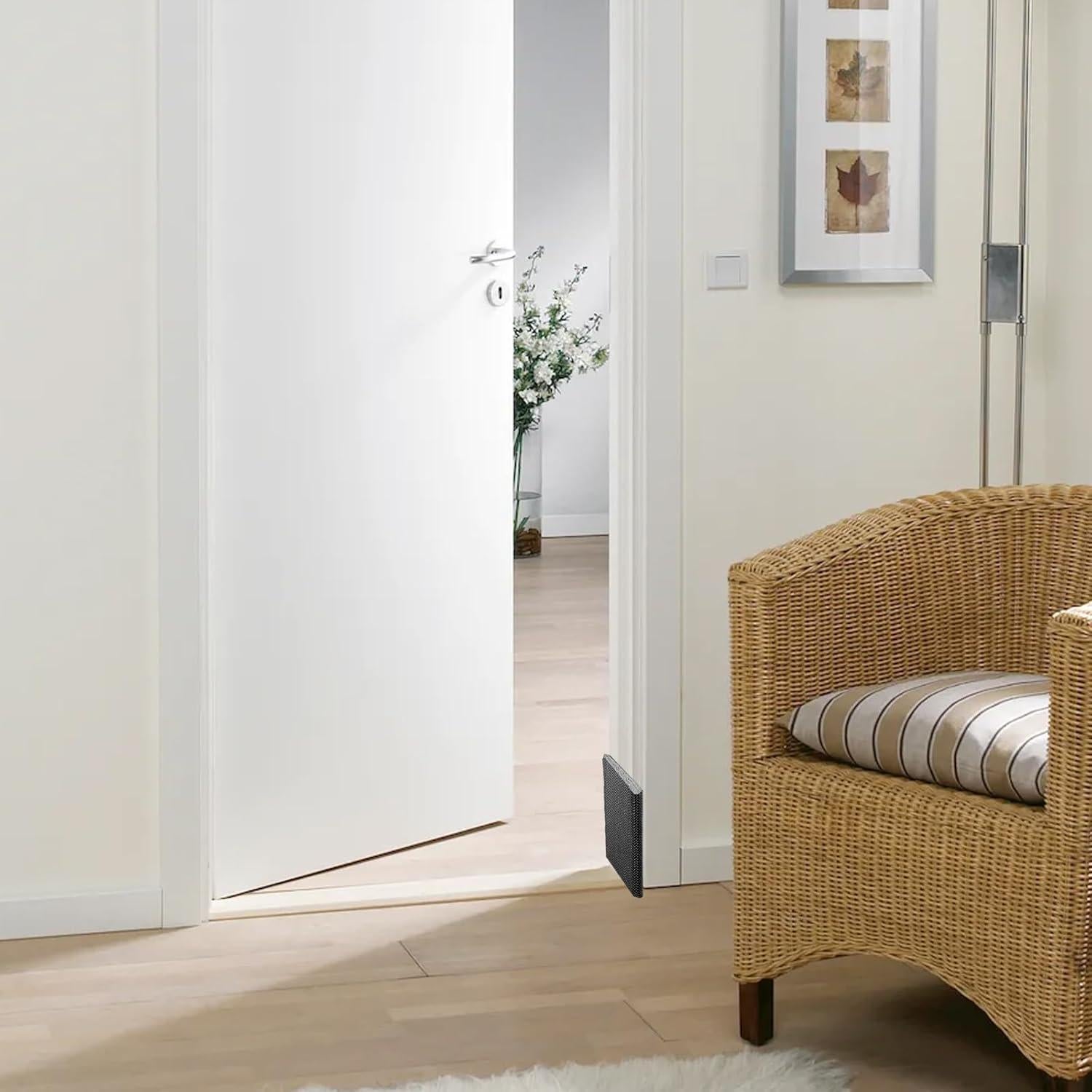 10 Piezas Tira de Sellado para Puertas Dancepanda Negra