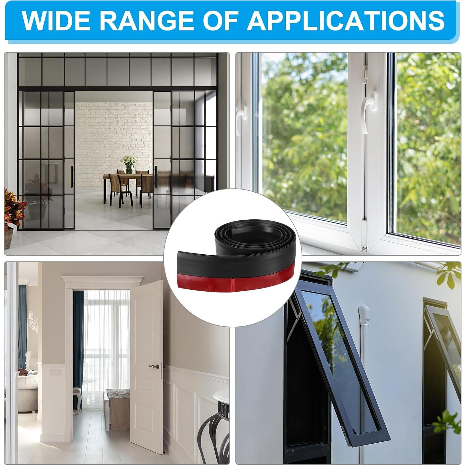 Tapón de Corrientes de Aire PATIKIL 2 Tiras Silicona 1M