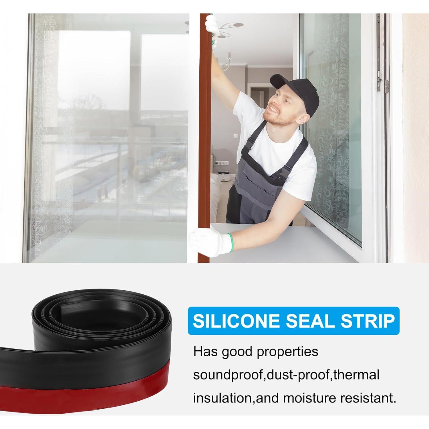 Tapón de Corrientes de Aire PATIKIL 2 Tiras Silicona 1M