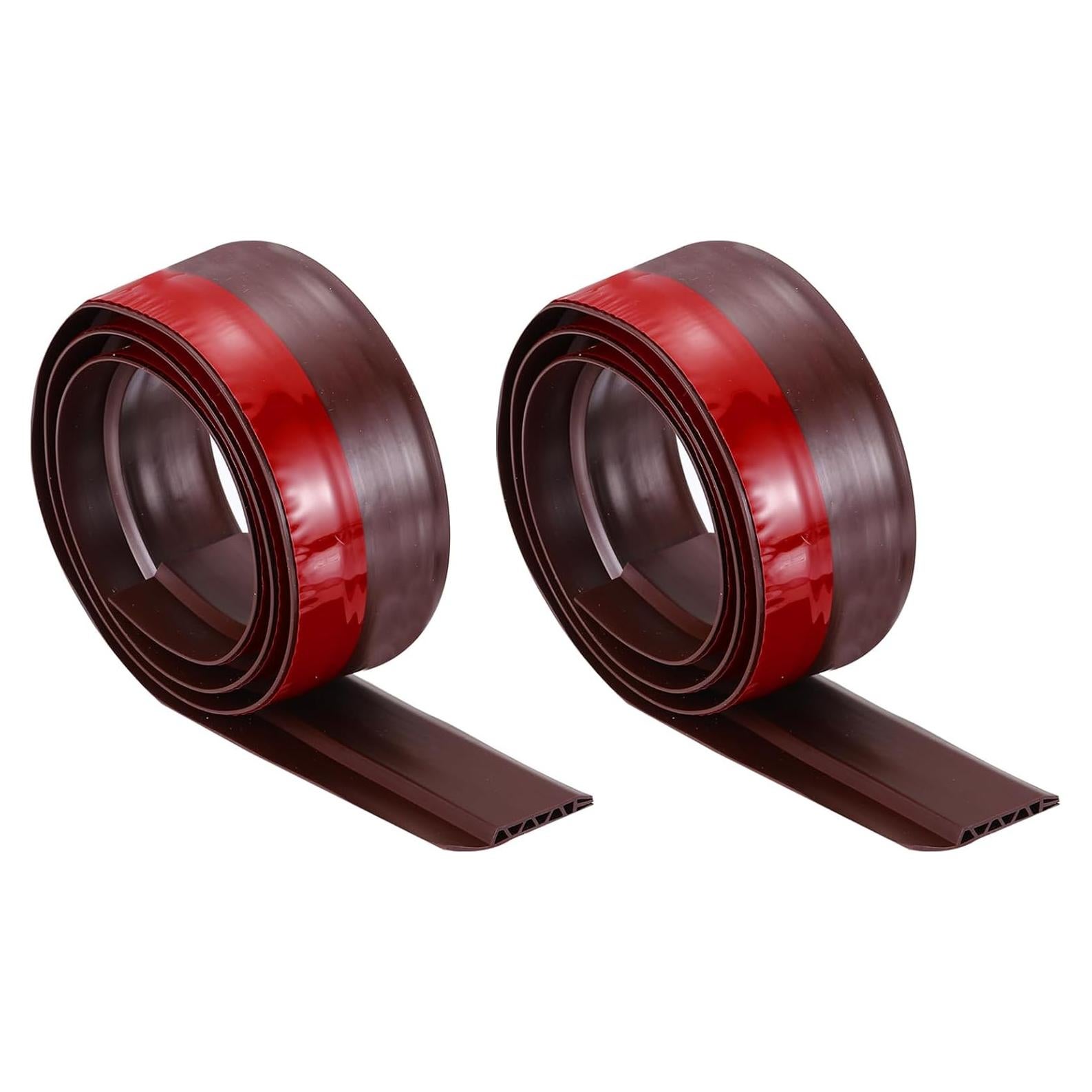 Tiras de Silicona para Puertas PATIKIL 1M 2 Unidades Marrón