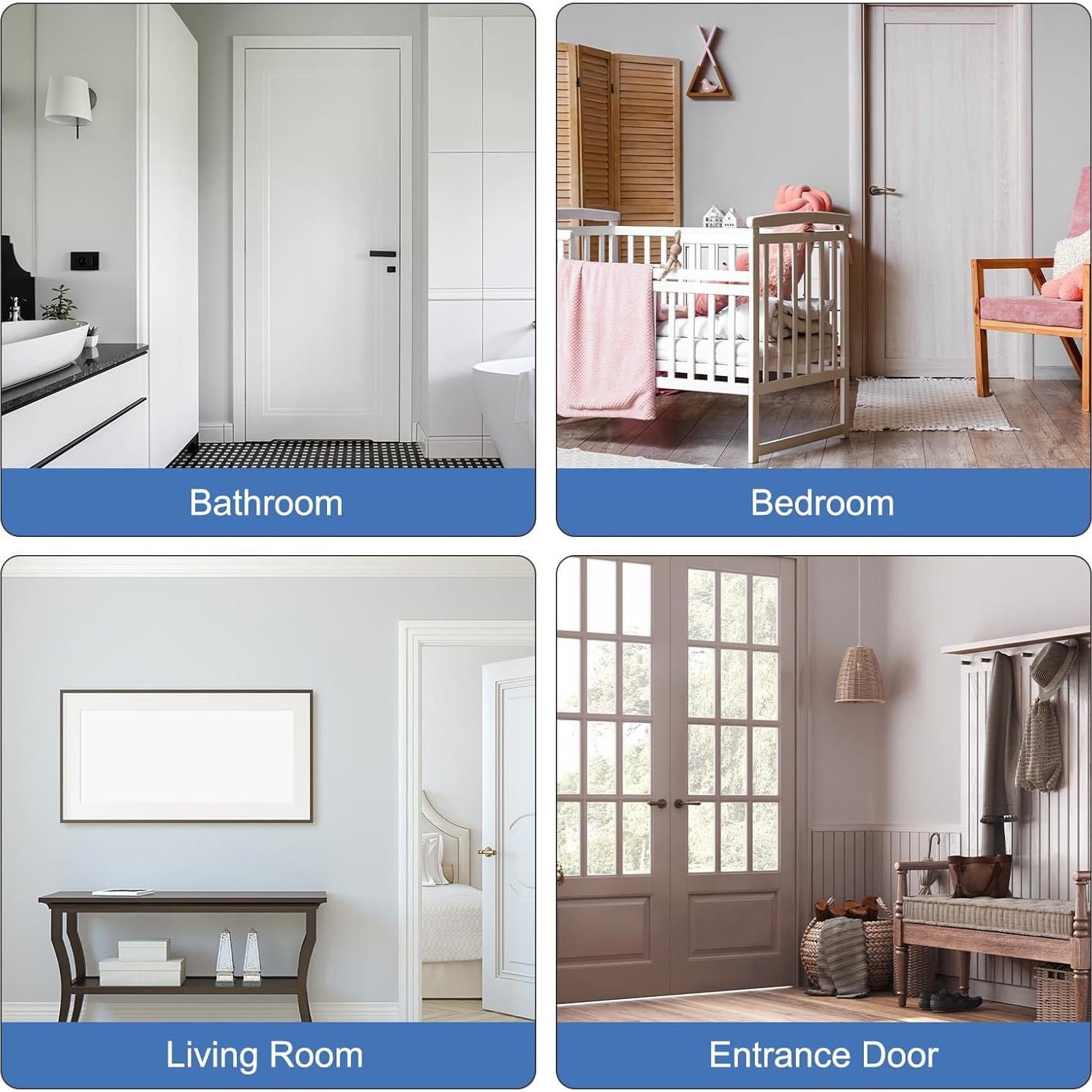 Barrera Adhesiva para Puerta uxcell 1m Blanco - Sello Inferior