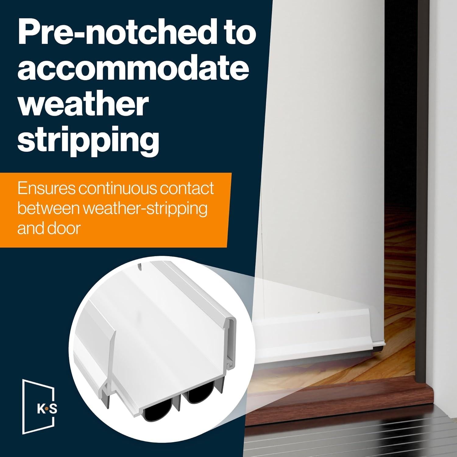 Barrera de Puerta Doble Ajustable KS Hardware 91,44 cm 2 pk