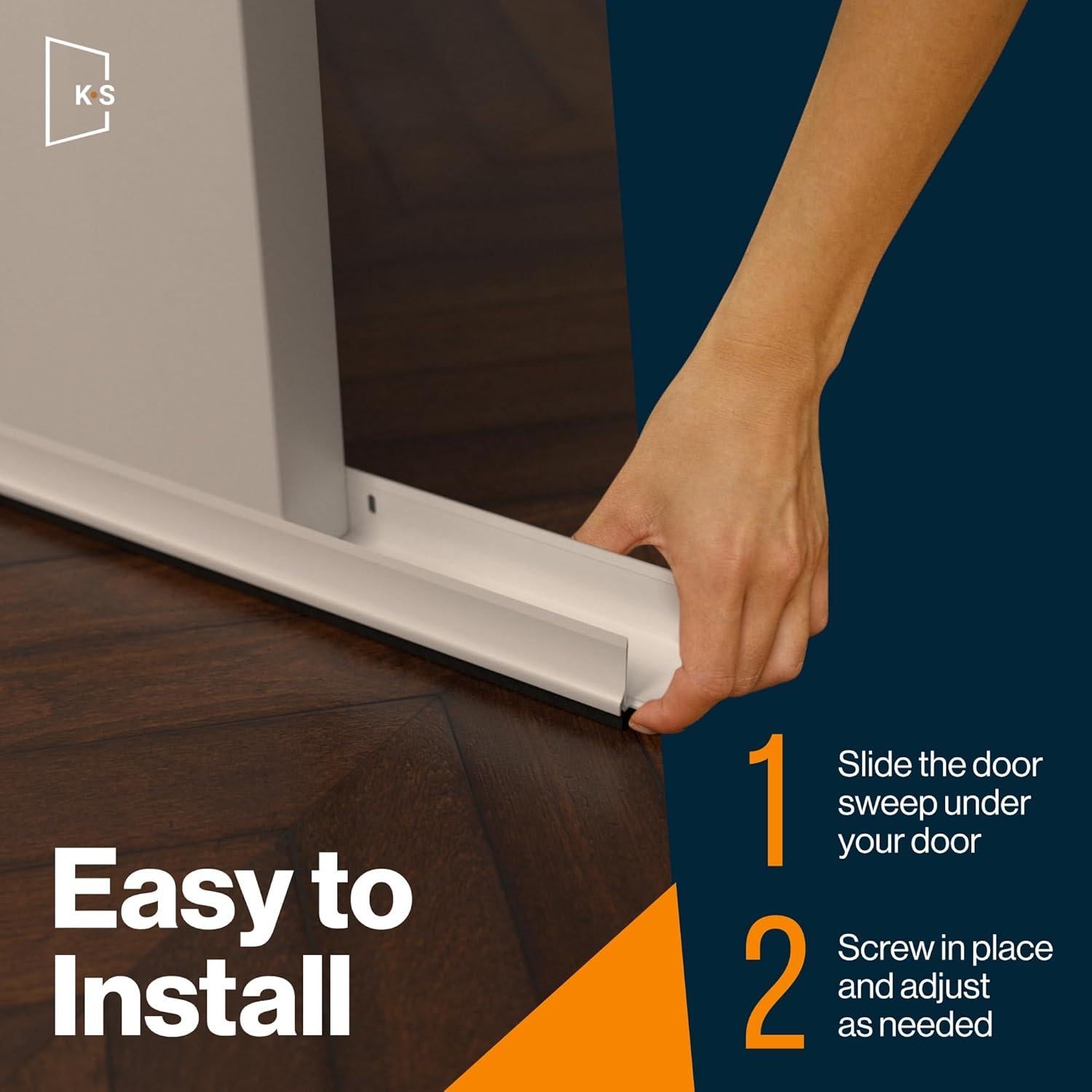 Barrera de Puerta Doble Ajustable KS Hardware 91,44 cm 2 pk