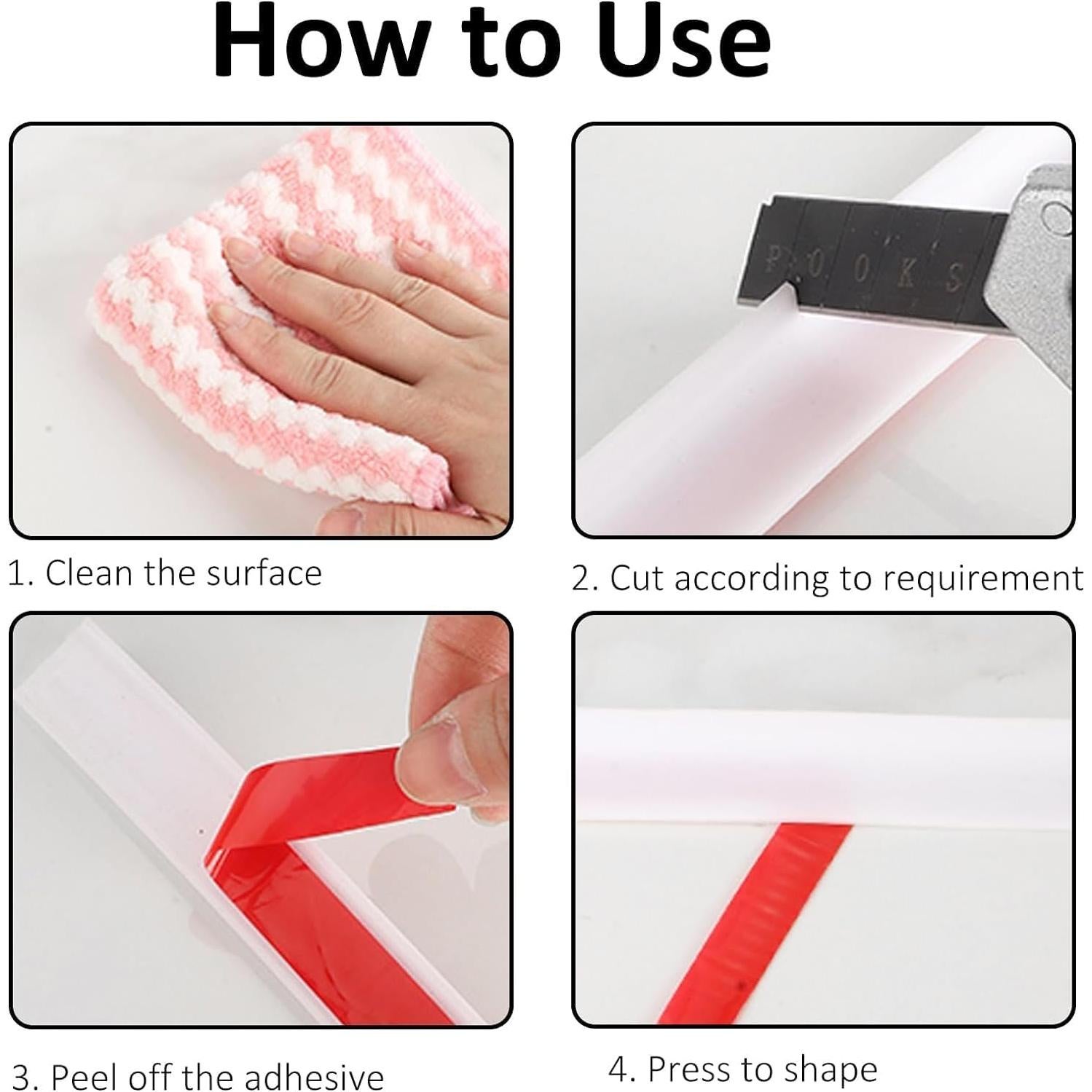 Barrera de Agua Silicona 220 cm Terpollay123 Ducha Cocina