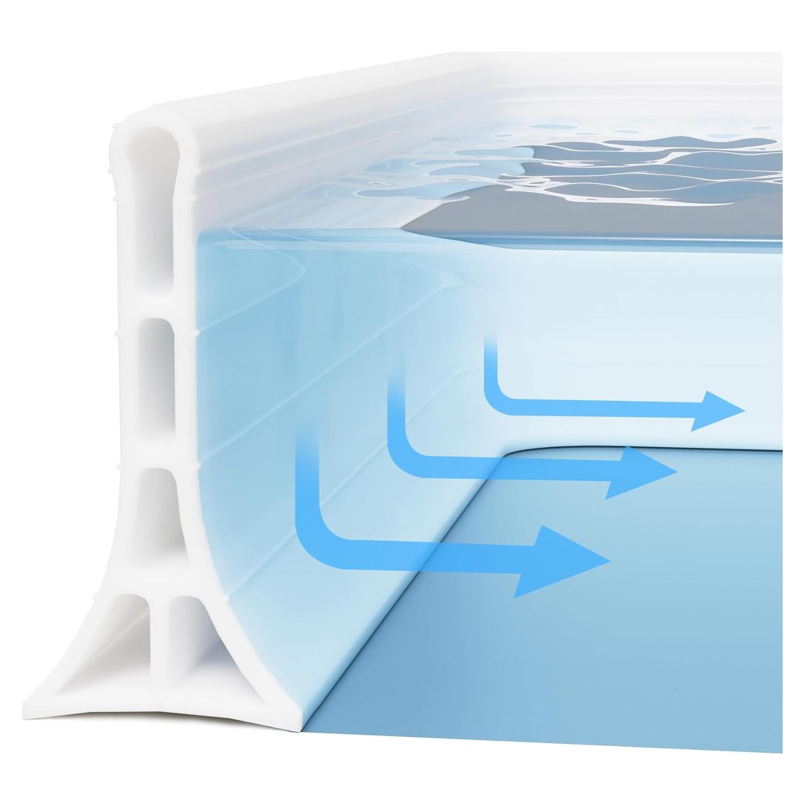 Dique de Agua Colapsable CGNiONE 109 cm para Ducha