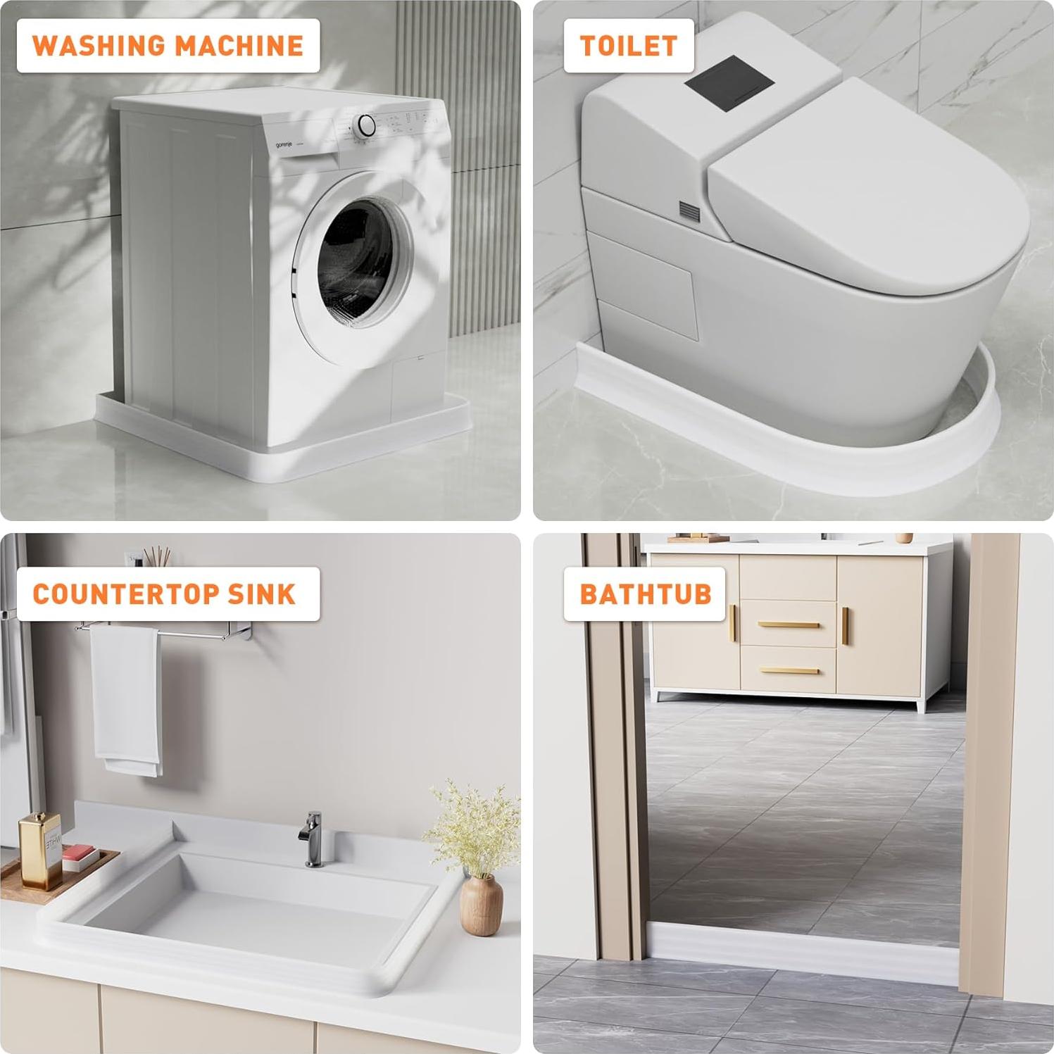 Dique de Agua Colapsable CGNiONE 109 cm para Ducha