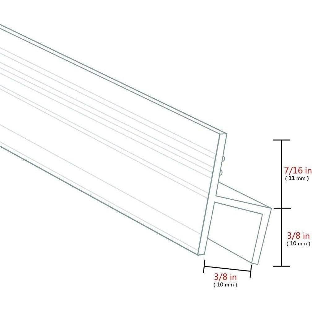 Tira de Sello de Silicona Zengest 304,8 cm para Ducha