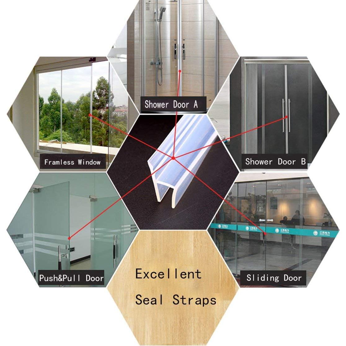 Tira de Sello de Silicona Zengest 304,8 cm para Ducha