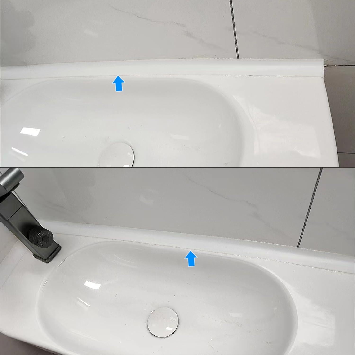 Barrera de Agua WOLAIYE 1m Silicona Impermeable Ducha