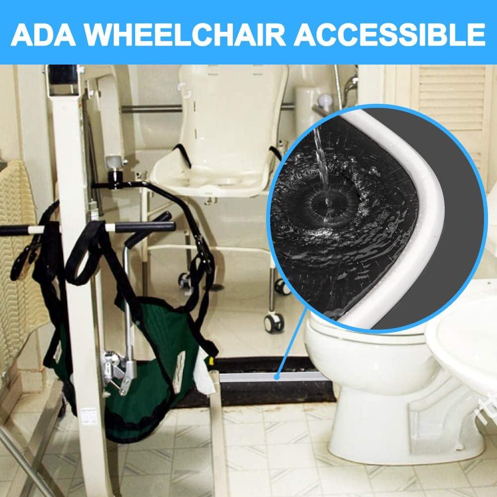 Dique de Ducha Plegable Duzzy 170 cm Blanco Accesible