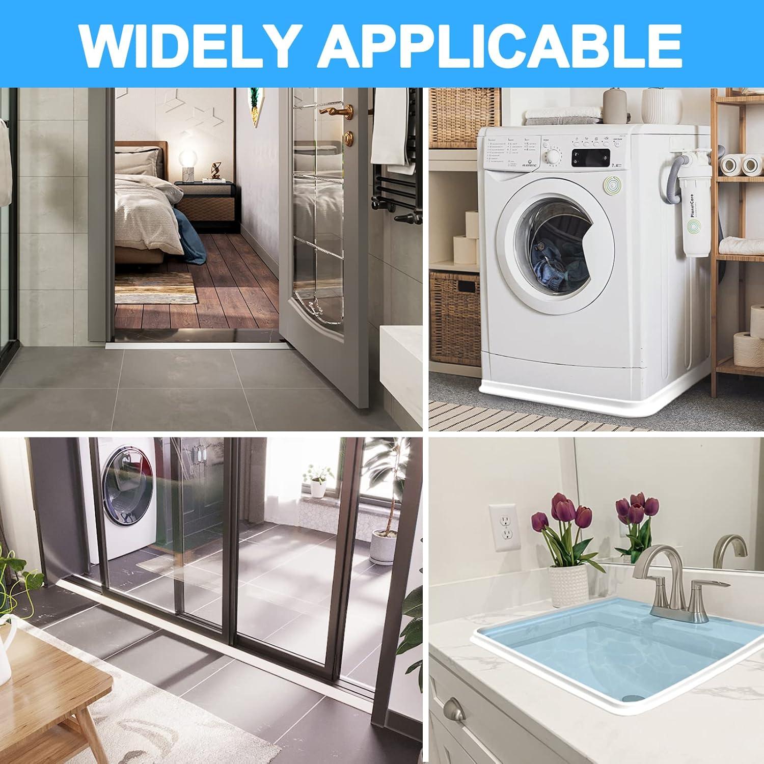 Dique de Ducha Plegable Duzzy 170 cm Blanco Accesible