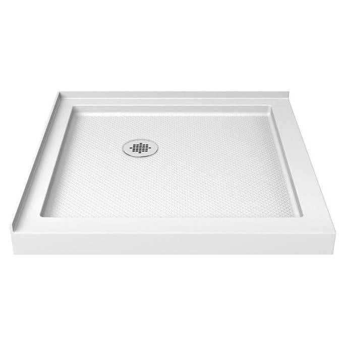 Base de Ducha DreamLine SlimLine 91x91 cm Doble Umbral Blanco