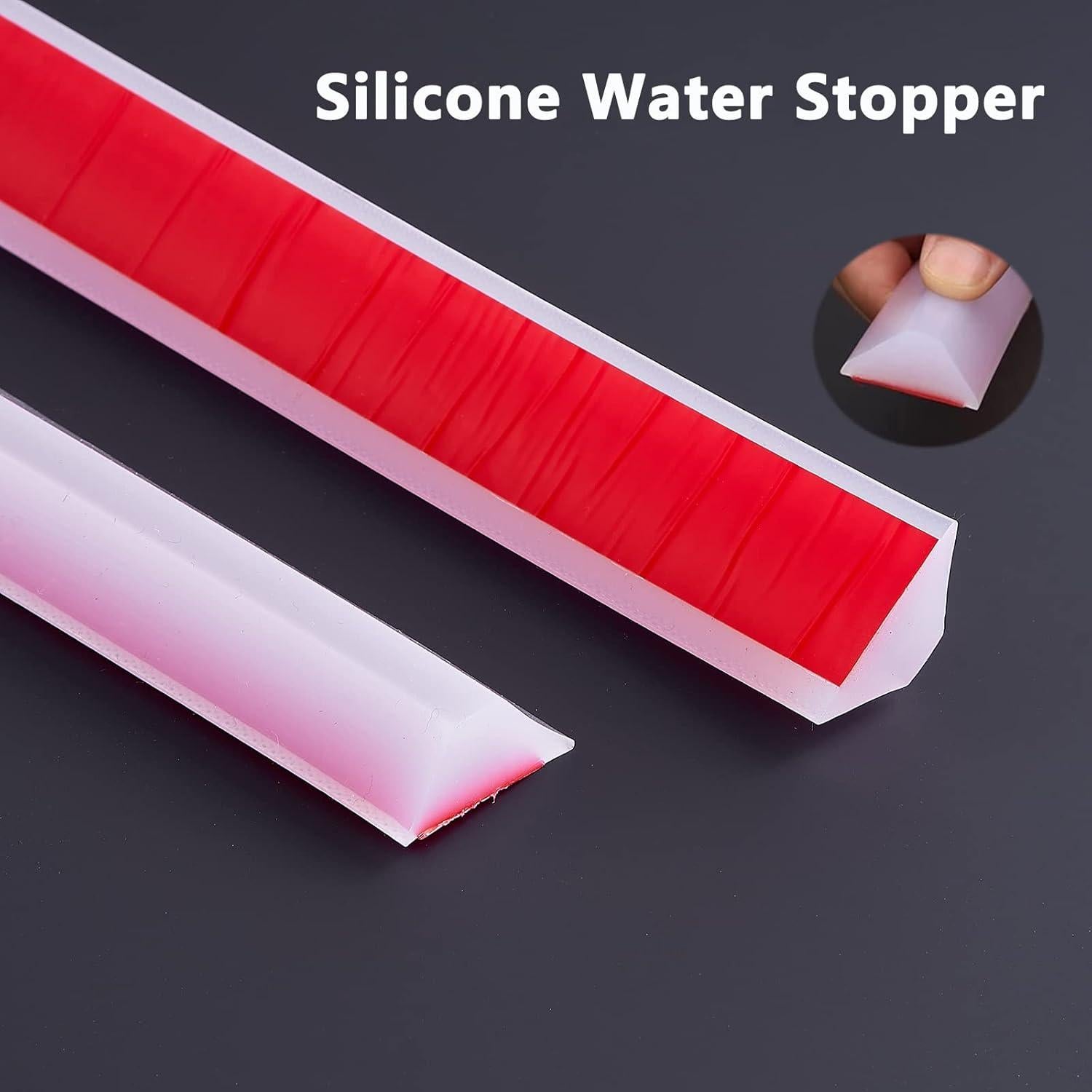 Barrera de Agua Plegable de Silicona 99 cm para Ducha