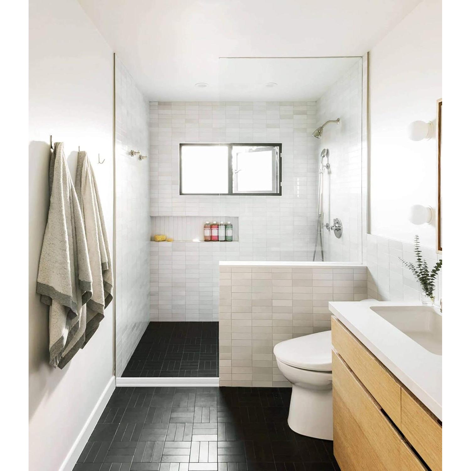 Barrera de agua para ducha Ynotus 59" (149,86 cm) blanca