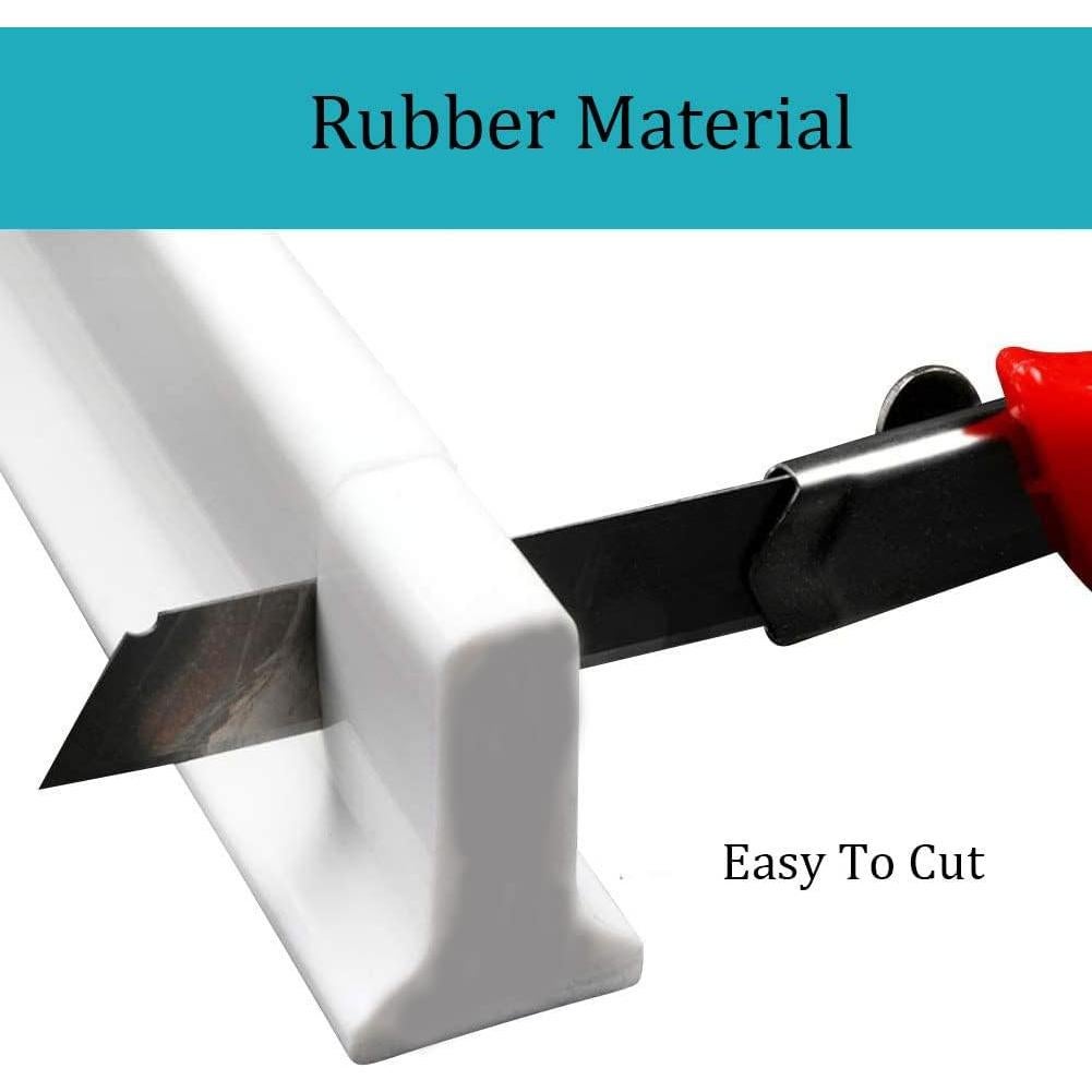 Dique de Agua para Ducha Juzhiya 200 cm Silicona Blanco