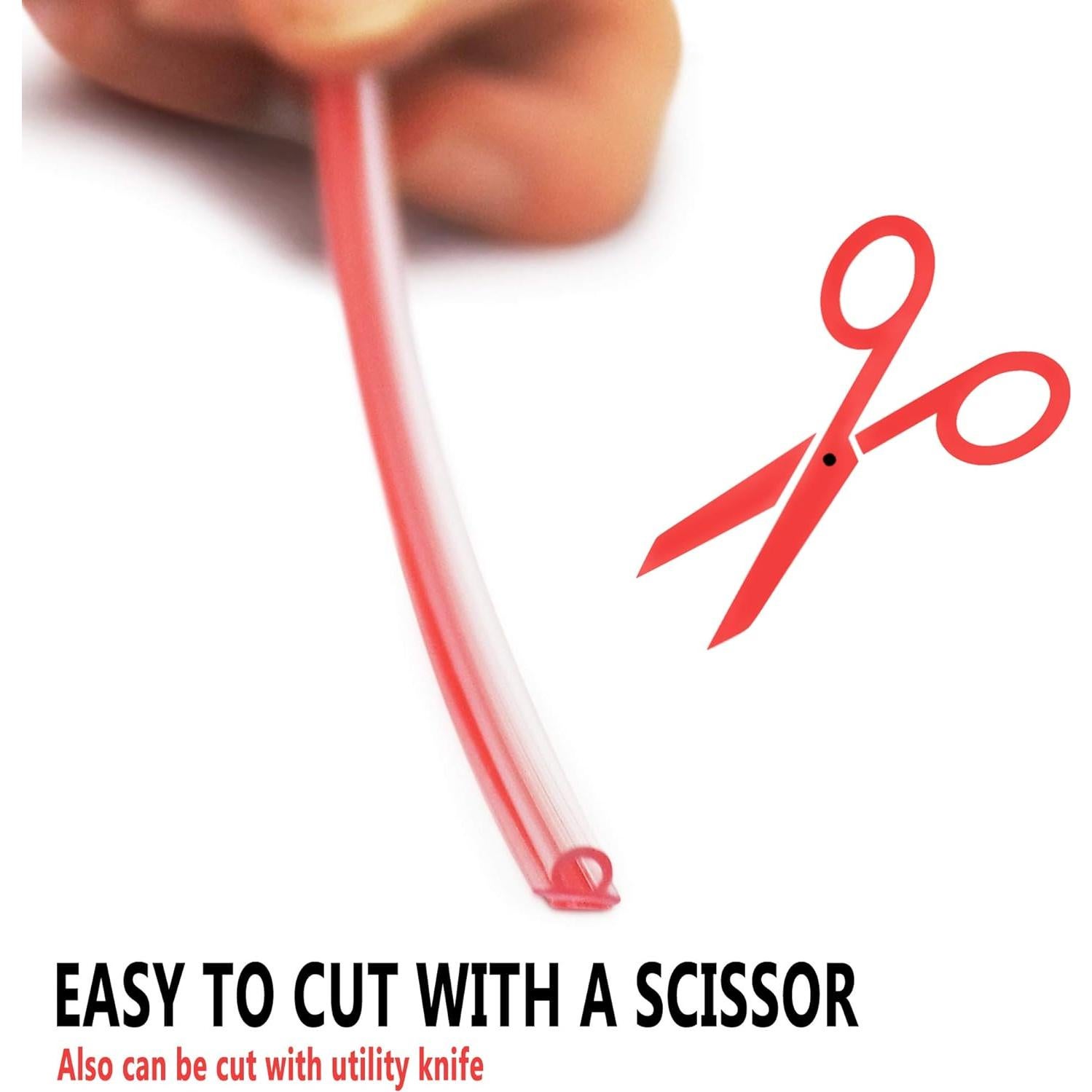 Sello de Puerta de Ducha Eatelle PVC Transparente 241 cm