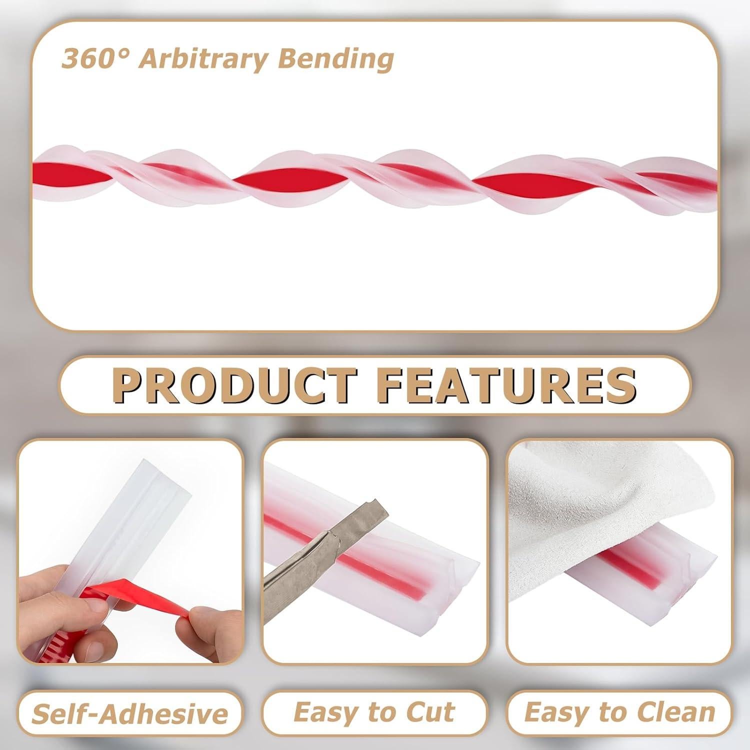 Umbral de Ducha Honitra 70 cm Autoadhesivo Transparente