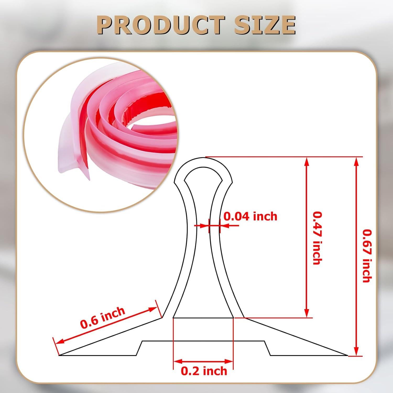 Umbral de Ducha Honitra 70 cm Autoadhesivo Transparente