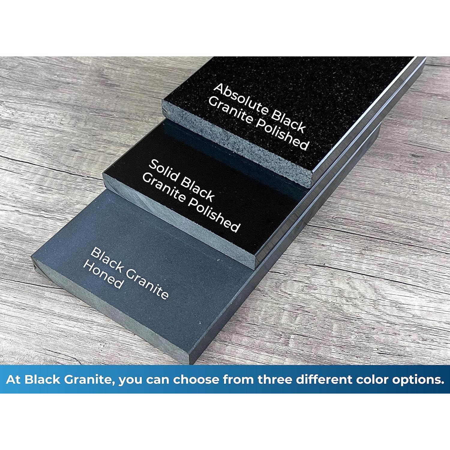 Umbral de Ducha Granito Pulido Negro 121,92x15,24 cm